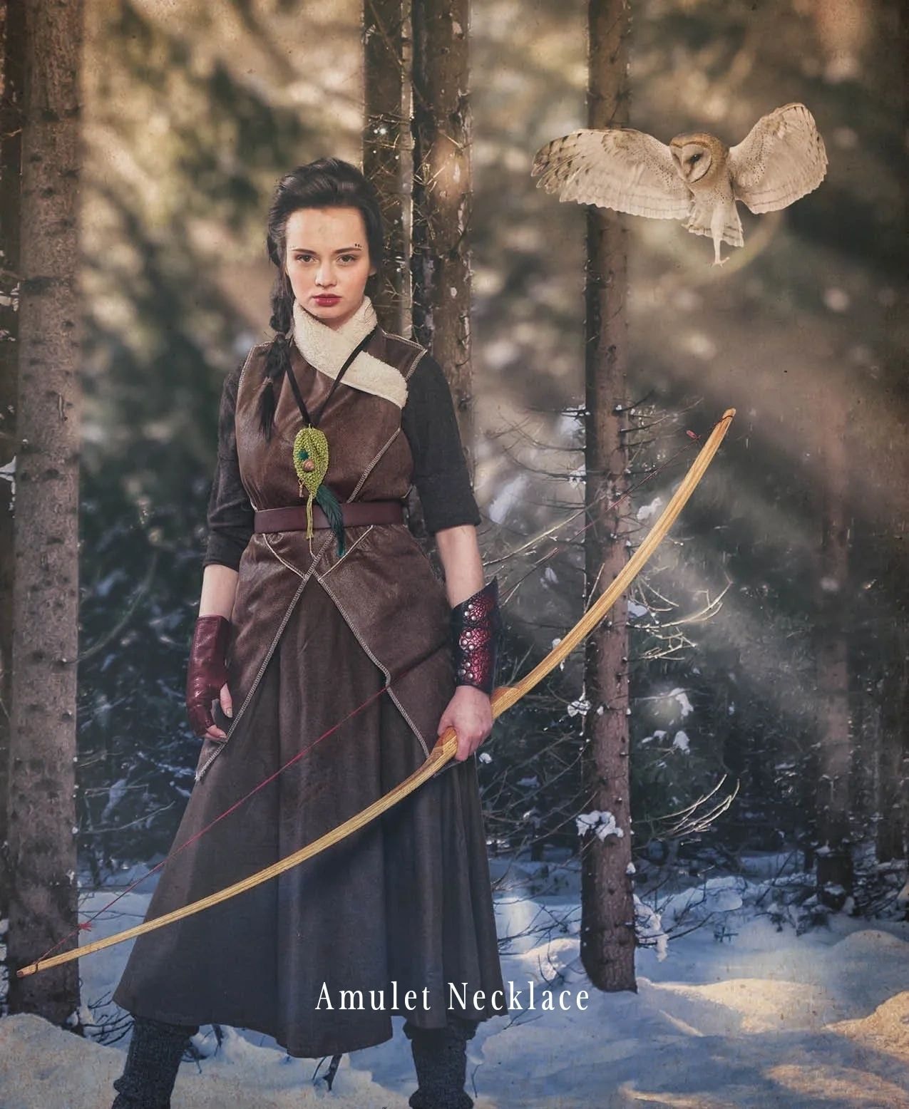 Amulet Necklace knitting pattern