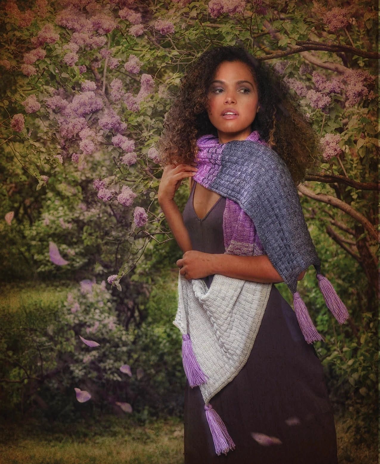 Lilac Tree Scarf